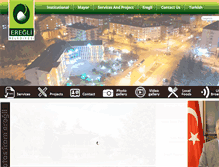 Tablet Screenshot of eregli.bel.tr